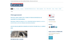 Desktop Screenshot of euronorma.it